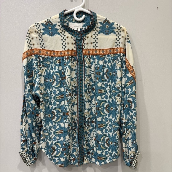 Anthropologie Tops - Anthropologie Floral Button Down Top Women’s Size Small